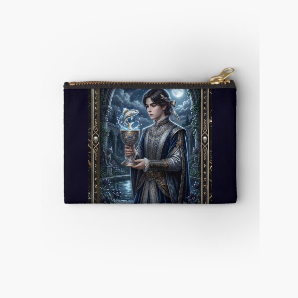 Item preview, Page of Chalices - tarot card designed and sold by Studio77-Gothic.
