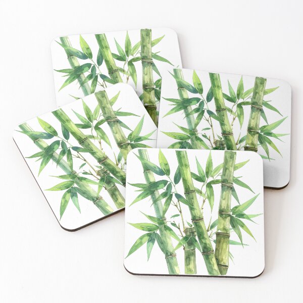 Item preview, Green Japanese Bamboo Stalks  designed and sold by BetweenForms.