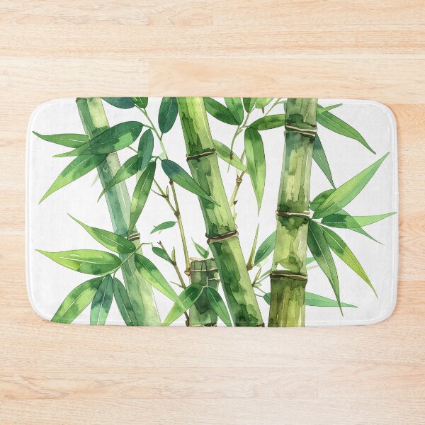 Item preview, Green Japanese Bamboo Stalks  designed and sold by BetweenForms.