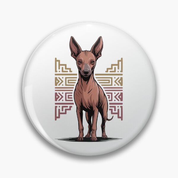 Item preview, Aztec Style Xoloitzcuintli Mexican Hairless Dog designed and sold by k3rstman1.