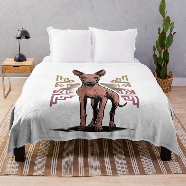 Item preview, Aztec Style Xoloitzcuintli Mexican Hairless Dog designed and sold by k3rstman1.