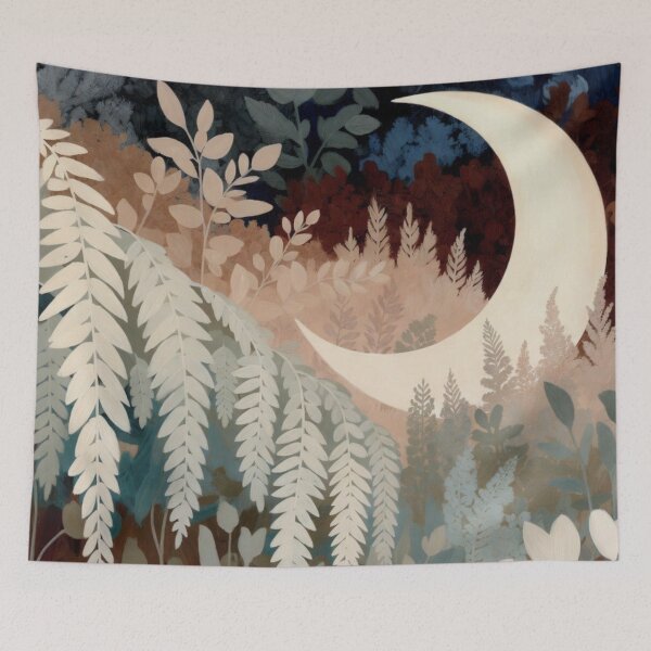 Item preview, Botanical Under the Moonlight Glow  designed and sold by WeaveSphere.