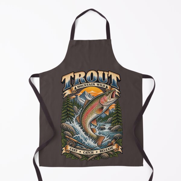 Item preview, Rainbow Trout Mountain Wild designed and sold by KrungiT Design .
