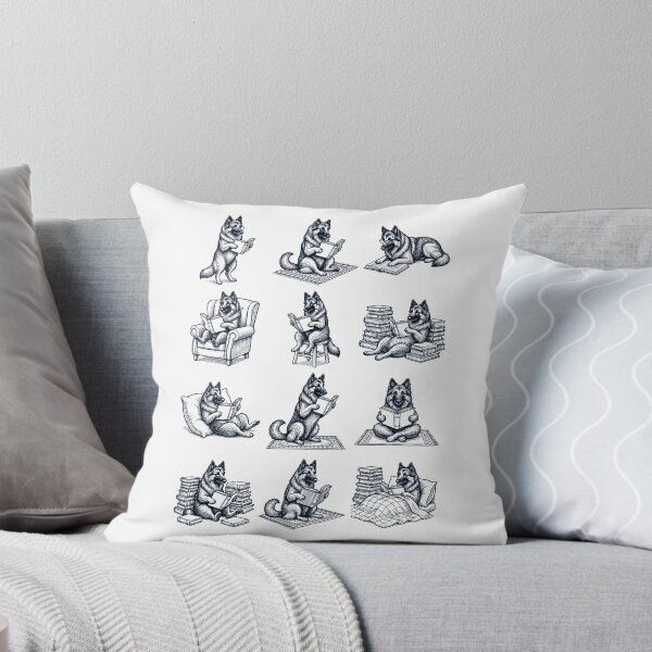 Item preview, Vintage Belgian Shepherd Book Reader Reading Dog Lover designed and sold by dian-rody-crest.