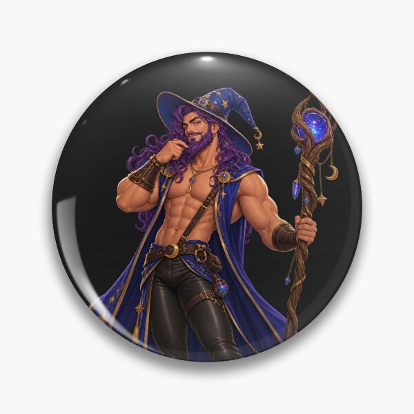 Item preview, Mystical Magical — Mischievous Fantasy Wizard designed and sold by bareblade.