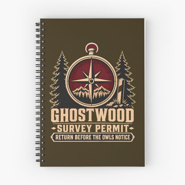 Item preview, Ghostwood Trail Survey Permit designed and sold by agearb.