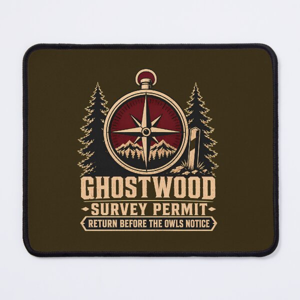 Item preview, Ghostwood Trail Survey Permit designed and sold by agearb.