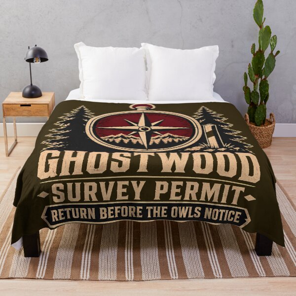 Item preview, Ghostwood Trail Survey Permit designed and sold by agearb.