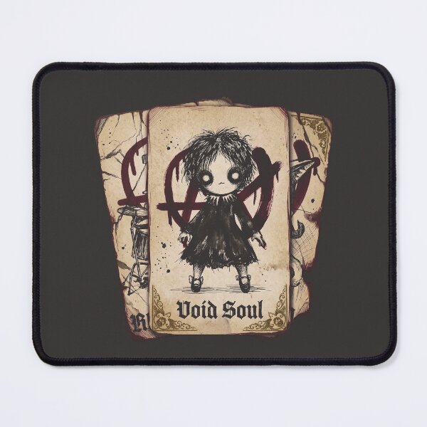 Item preview, Creepy Cute Void Soul Gothic Doll Special Edition for Dark Textiles designed and sold by Shyla Marsare.