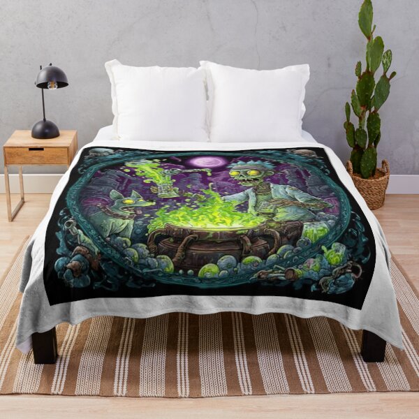 Item preview, Zombie Mad Scientist & Toxic Cauldron Dark Fantasy Graphic designed and sold by TOCOCLAWS.