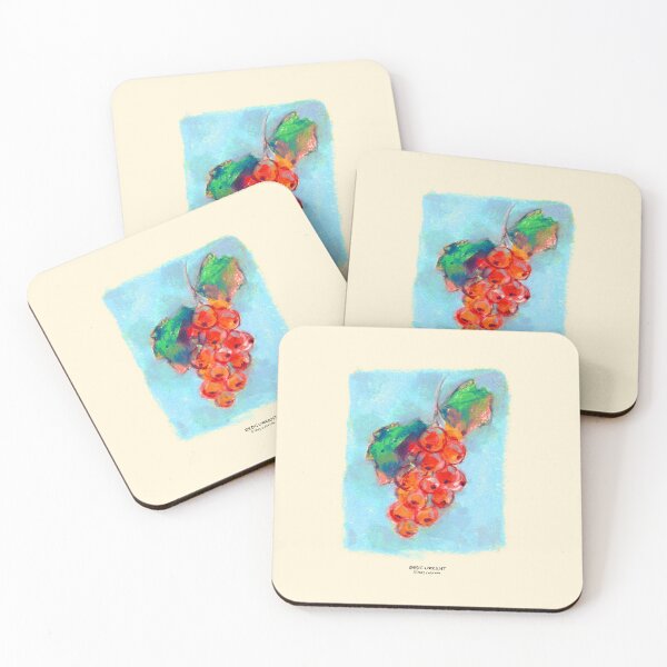 Item preview, Red Currant Botanical Art – Expressive Redcurrant Berry Illustration designed and sold by Petal Head .