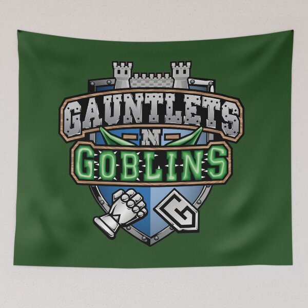 Item preview, Gauntlets N Goblins Logo designed and sold by Meta Mage Studios.