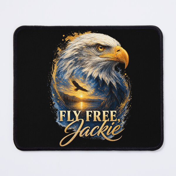 Item preview, Fly Free Jackie Big Bear Eagle Memorial designed and sold by stershopepie.
