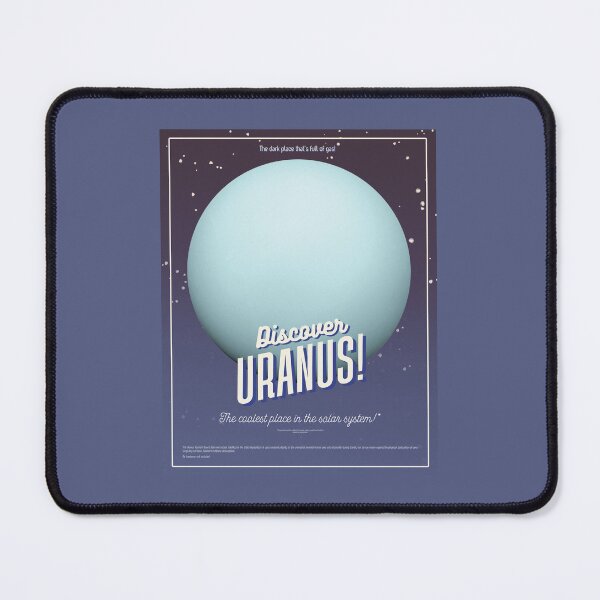 Item preview, 'Discover Uranus!' - Retro Space Poster designed and sold by InanimateArt.