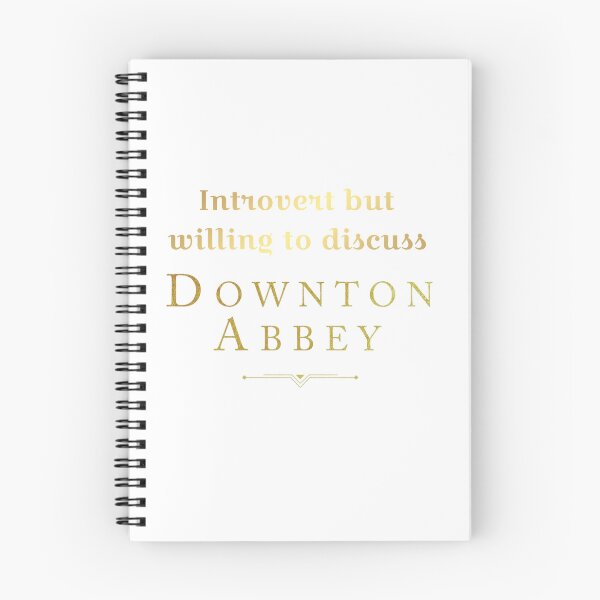 Item preview, Introvert but willing to discuss Downton Abbey  designed and sold by Tymber2018.