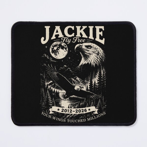 Item preview, Fly Free Jackie Big Bear Eagle Memorial Tribute designed and sold by stershopepie.