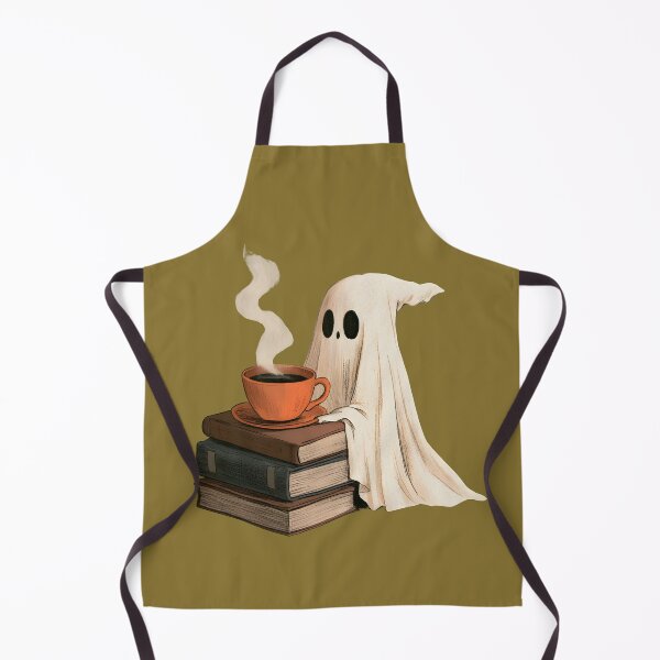 Item preview, Cozy Ghost Coffee & Books – Spooky Reading Halloween designed and sold by KAM-KAM-STORE.