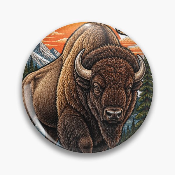 Item preview, American Bison Frontier Country designed and sold by KrungiT Design .