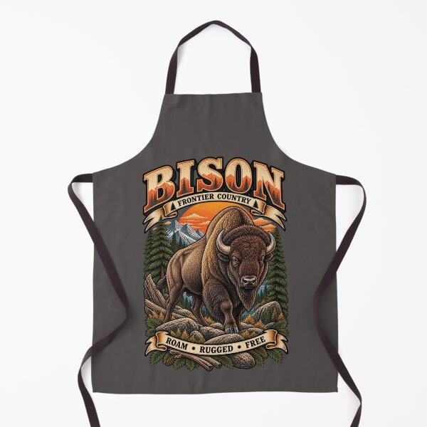 Item preview, American Bison Frontier Country designed and sold by KrungiT Design .
