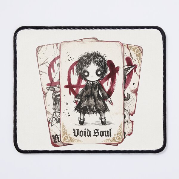Item preview, Creepy Cute Void Soul Gothic Doll Special Edition for Light Fabrics designed and sold by Shyla Marsare.