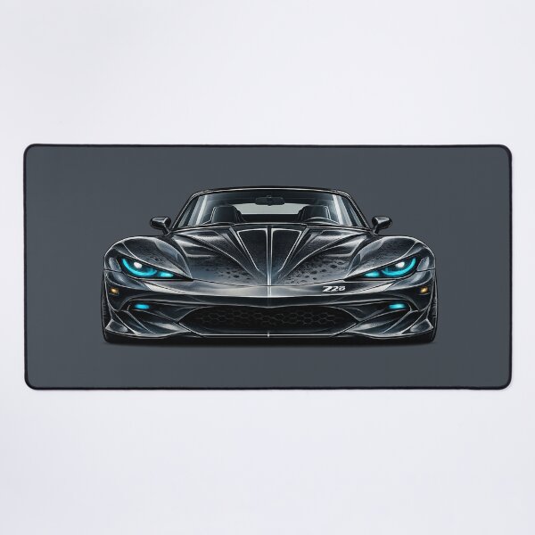 Artikelvorschau, Stingray Charcoal Grey Muscle Coupé — BV-TSC — Vorderansicht entworfen und verkauft von BROHLine Studio.