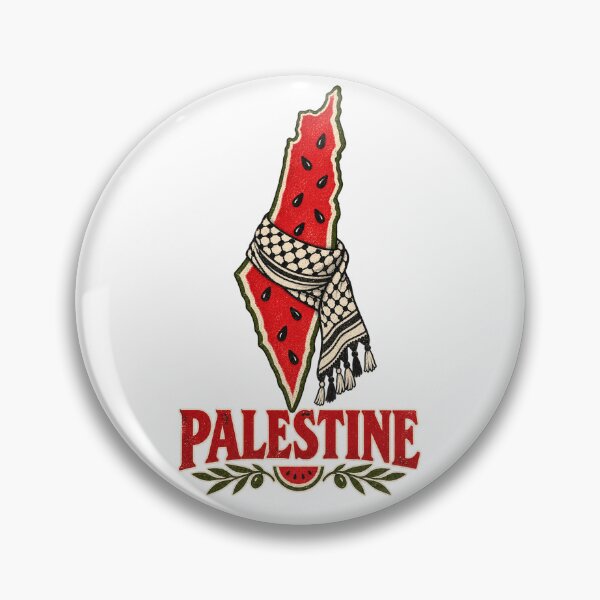 Item preview, Palestine Watermelon Keffiyeh Heritage designed and sold by Doodle Souq.