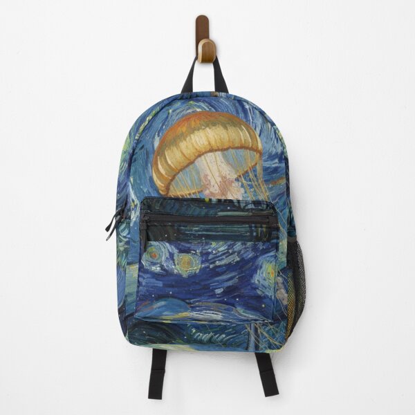 Item preview, Surreal jellyfish floats through a starry night designed and sold by aponwao.