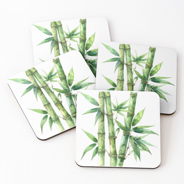 Item preview, Green Japanese Bamboo Stalks  designed and sold by BetweenForms.