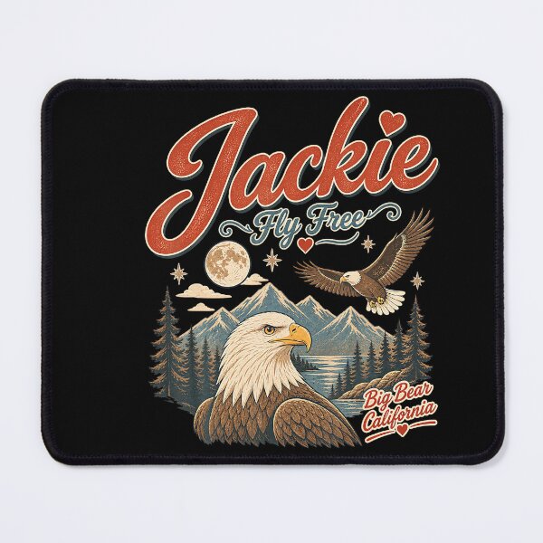 Item preview, Fly Free Jackie Bald Eagle Family Forever Queen Memorial designed and sold by stershopepie.