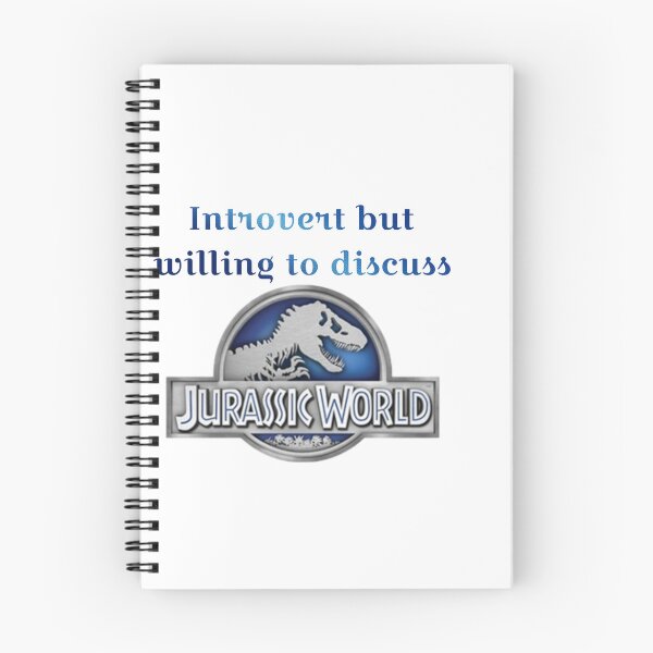 Item preview, Introvert but willing to discuss Jurassic World designed and sold by Tymber2018.