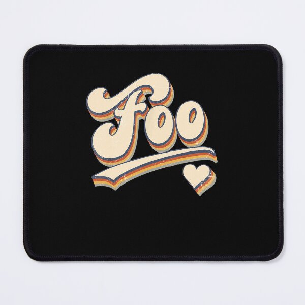 Item preview, Retro Foo Rainbow Heart Vintage Typography designed and sold by ViniBall.