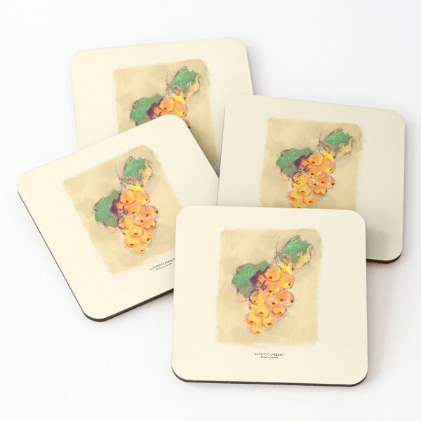 Item preview, White Currant Botanical Art – Expressive Redcurrant Berry Illustration designed and sold by Petal Head .