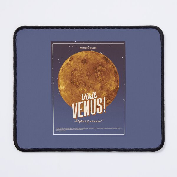 Item preview, 'Visit Venus!' - Retro Space Poster designed and sold by InanimateArt.