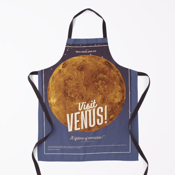 Item preview, 'Visit Venus!' - Retro Space Poster designed and sold by InanimateArt.