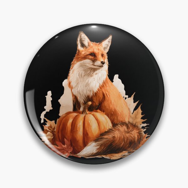 Item preview, Autumn Fox & Pumpkin – Cozy Woodland Fall designed and sold by KAM-KAM-STORE.