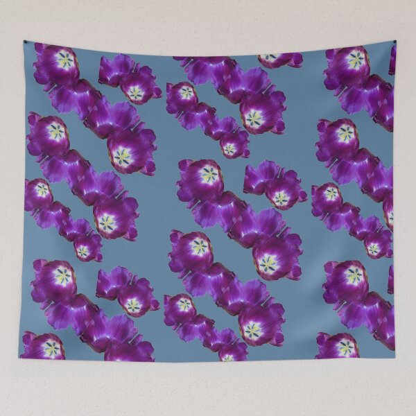 Item preview, Isolated Purple Tulip Blossom Cluster Macro Cutout designed and sold by BalkanBloom.