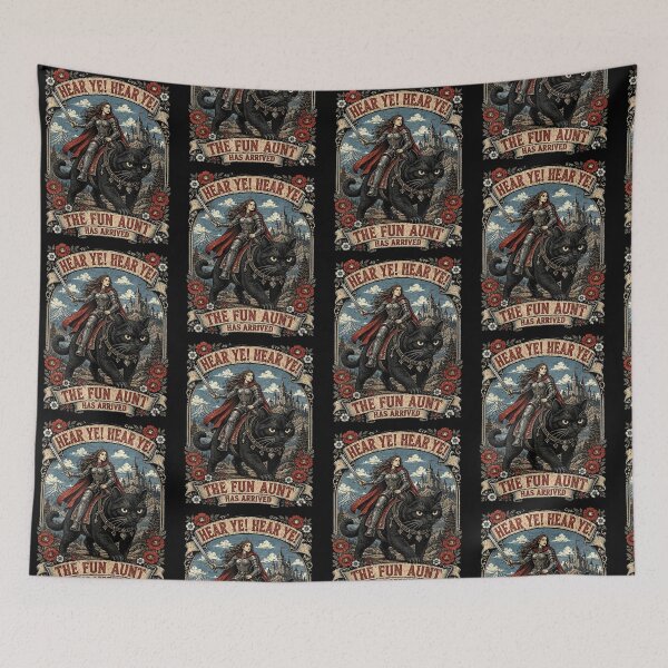 Item preview, Hear Ye Hear Ye The Fun Aunt Has Arrived Medieval Fantasy designed and sold by ViniBall.