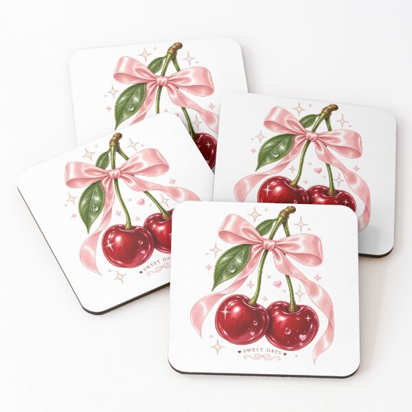 Item preview, Sweet Cherry Bow Aesthetic designed and sold by Doodle Souq.