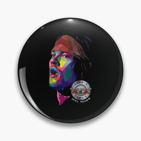 Item preview, Axl Rose: Colorful Geometric Pop Art Portrait designed and sold by interdesigner.