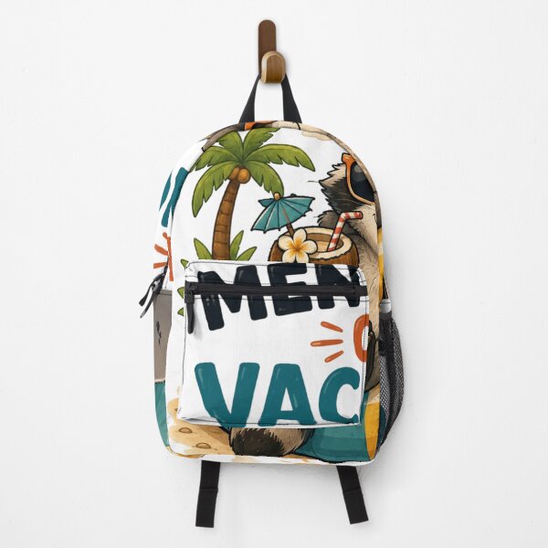 Item preview, Mentally On Vacation – Funny Cute Raccoon Cartoon Design designed and sold by Kiinaaa.