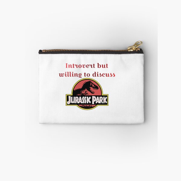 Item preview, Introvert but willing to discuss Jurassic Park  designed and sold by Tymber2018.
