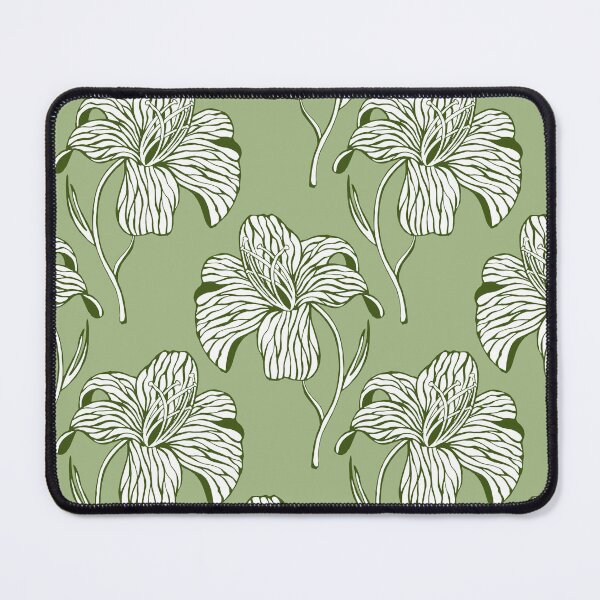 Item preview, ​Sage Green Botanical Line Art Pattern designed and sold by ​Jyoti Digital Artist.