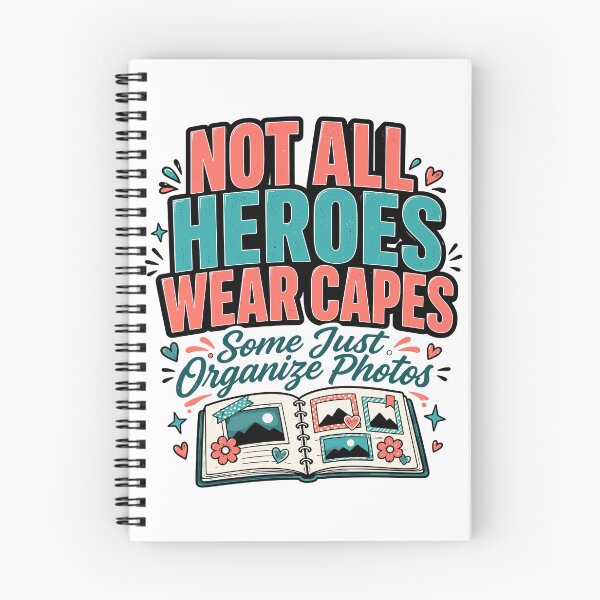Item preview, Not All Heroes Wear Capes Organize Photos Funny Scrapbooking Scrapbooker designed and sold by ZIGLWORKS.
