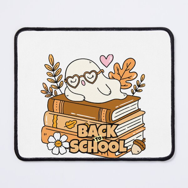 Item preview, Cute Ghost back to school - cozy book lover autumn design designed and sold by AaryaGraphics.