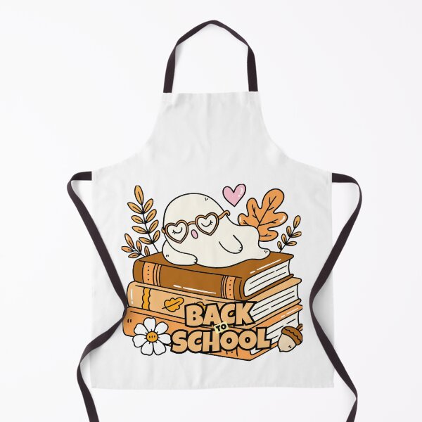 Item preview, Cute Ghost back to school - cozy book lover autumn design designed and sold by AaryaGraphics.