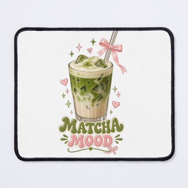 Item preview, Matcha Mood Cute Aesthetic designed and sold by Doodle Souq.