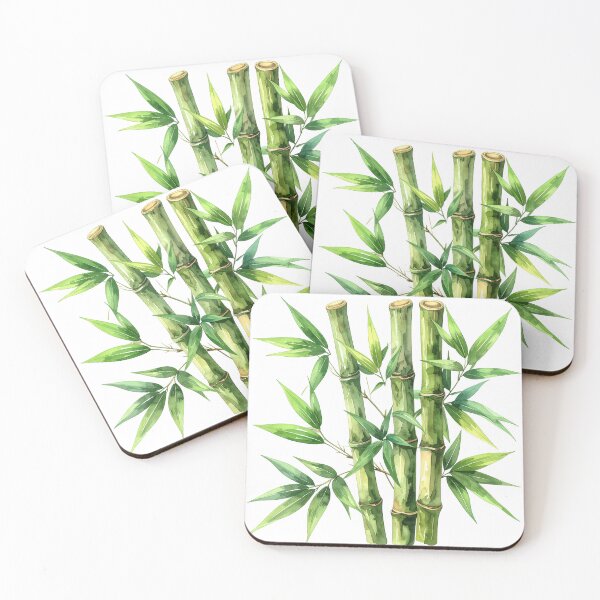 Item preview, Green Japanese Bamboo Stalks  designed and sold by BetweenForms.