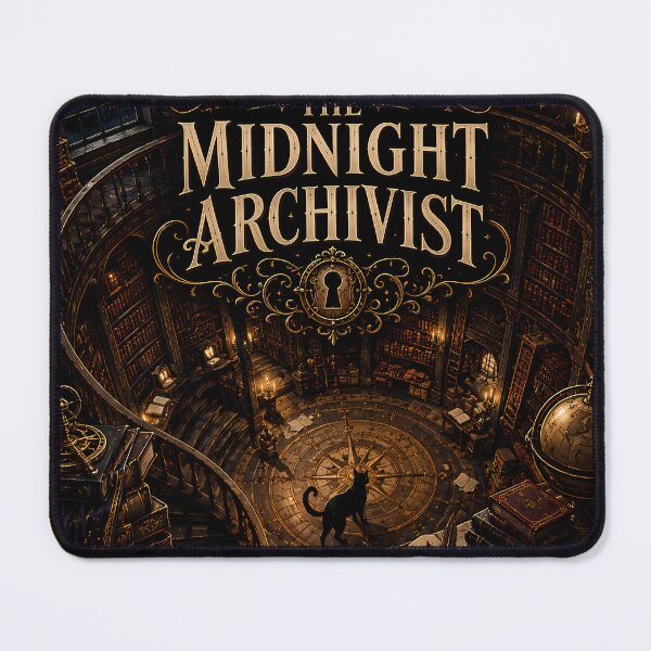 Item preview, The Midnight Archivist Dark Academia Library Design designed and sold by CreativeLook25.