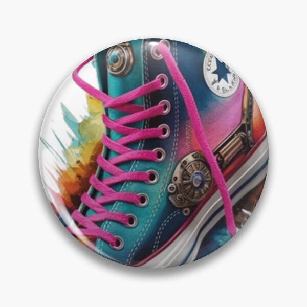 Item preview, Colorful Watercolor High Top Sneaker Vintage Paint Splatter Art designed and sold by ArhaanFashions.
