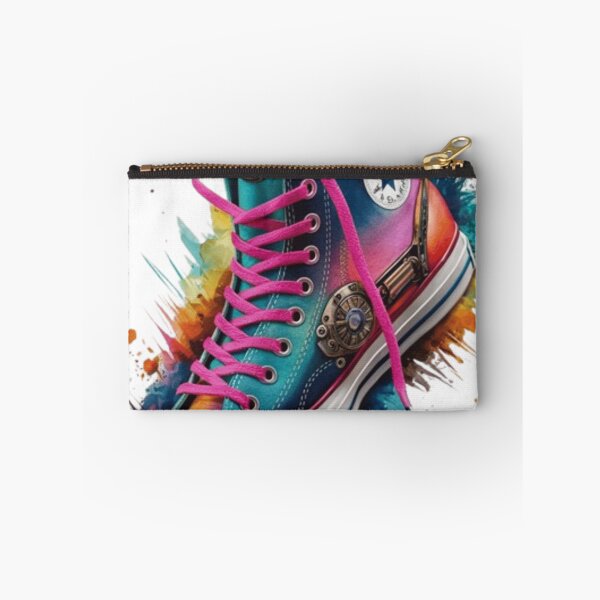 Item preview, Colorful Watercolor High Top Sneaker Vintage Paint Splatter Art designed and sold by ArhaanFashions.